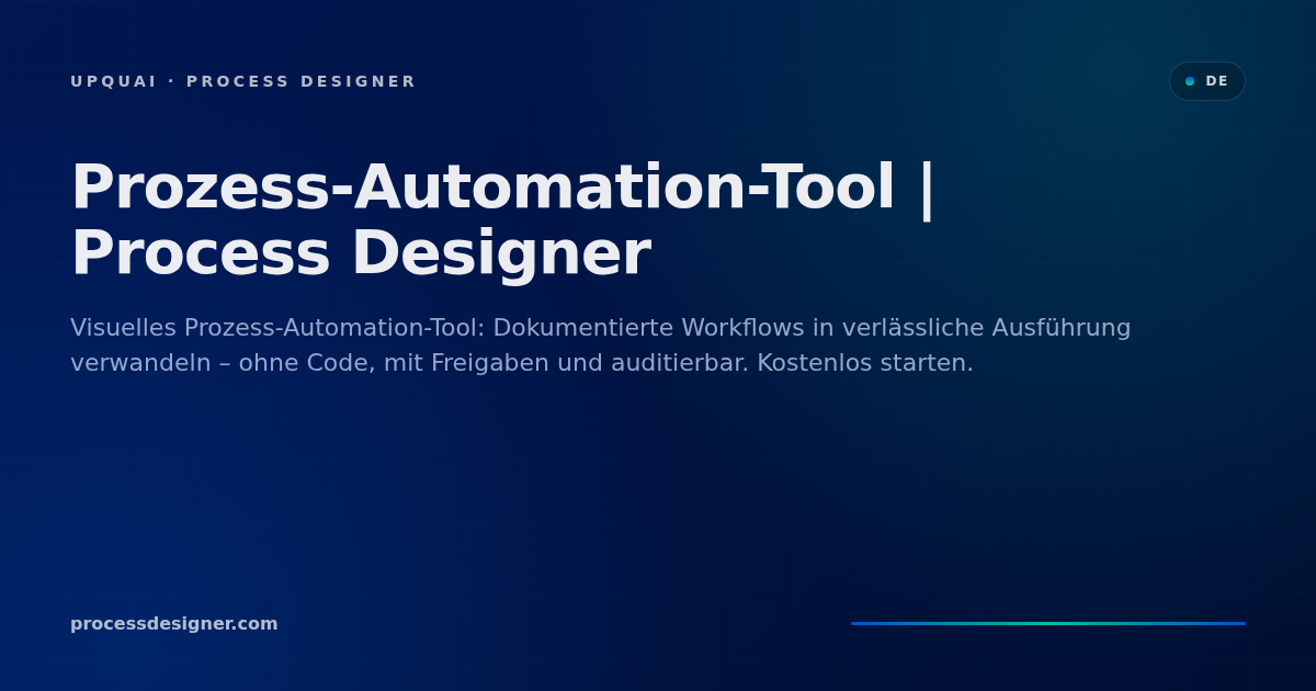 Prozess-Automation-Tool | Process Designer