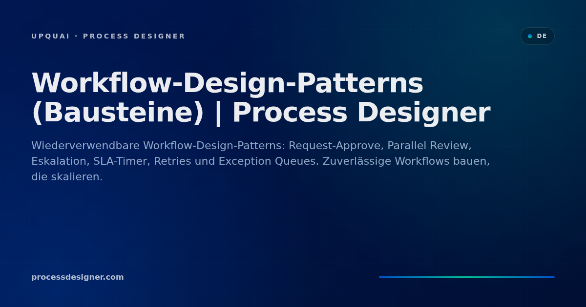Workflow-Design-Patterns (Bausteine) | Process Designer