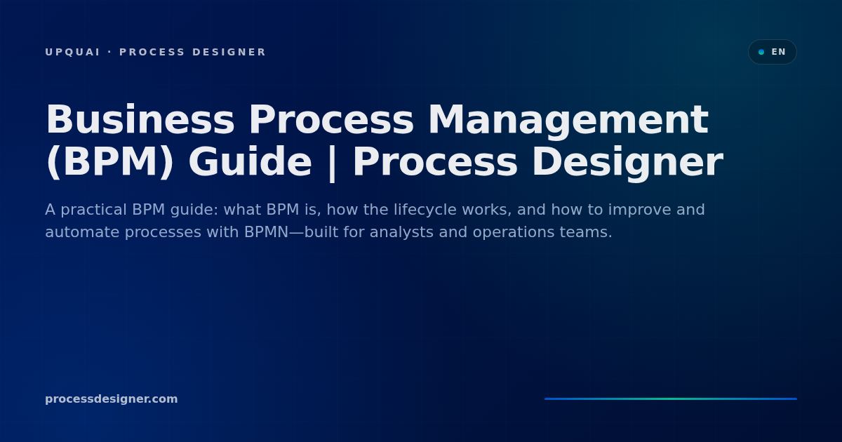 Business Process Management (BPM) Guide | Process Designer